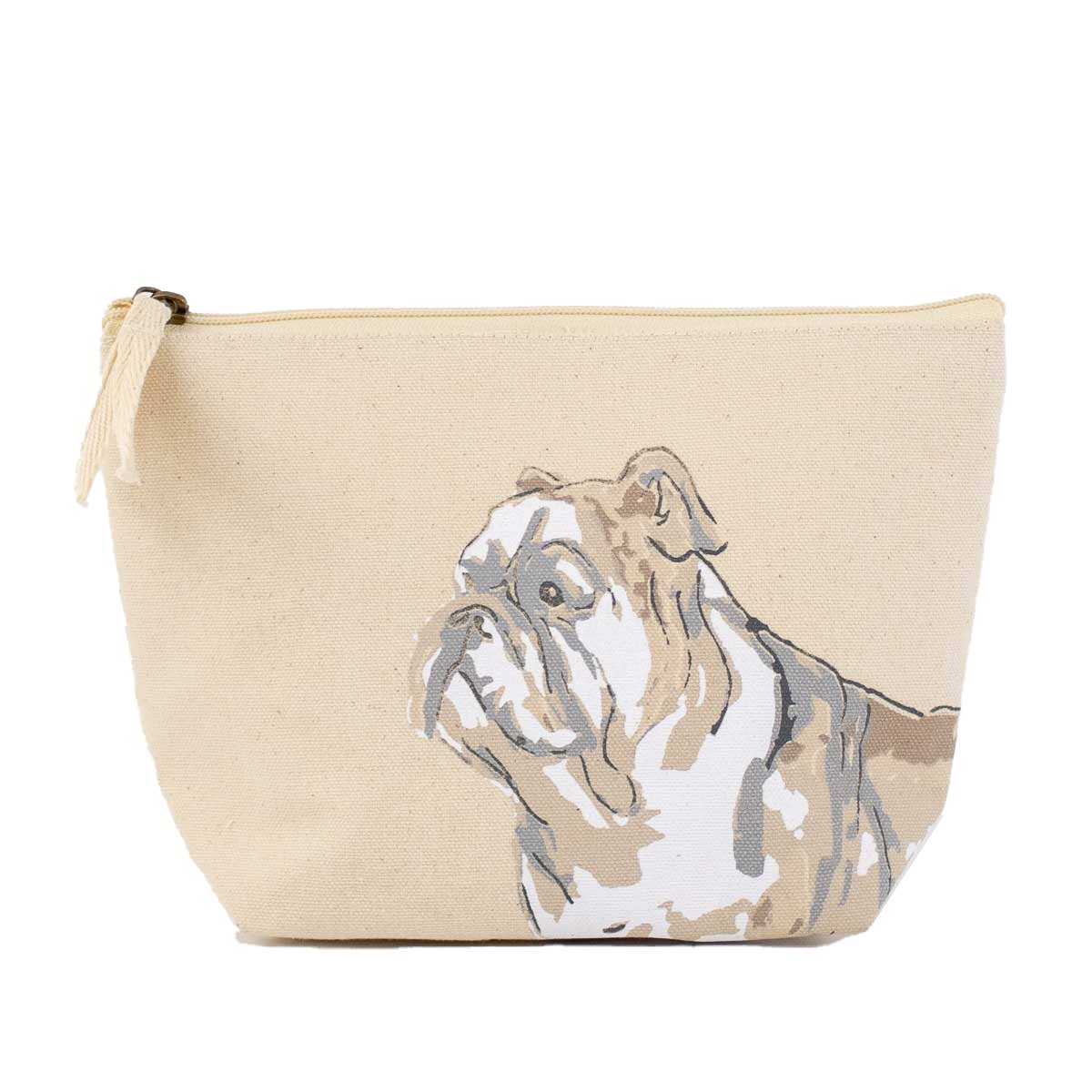 Bulldog Love Cosmetic Natural/Multi 10.25x6.75x3