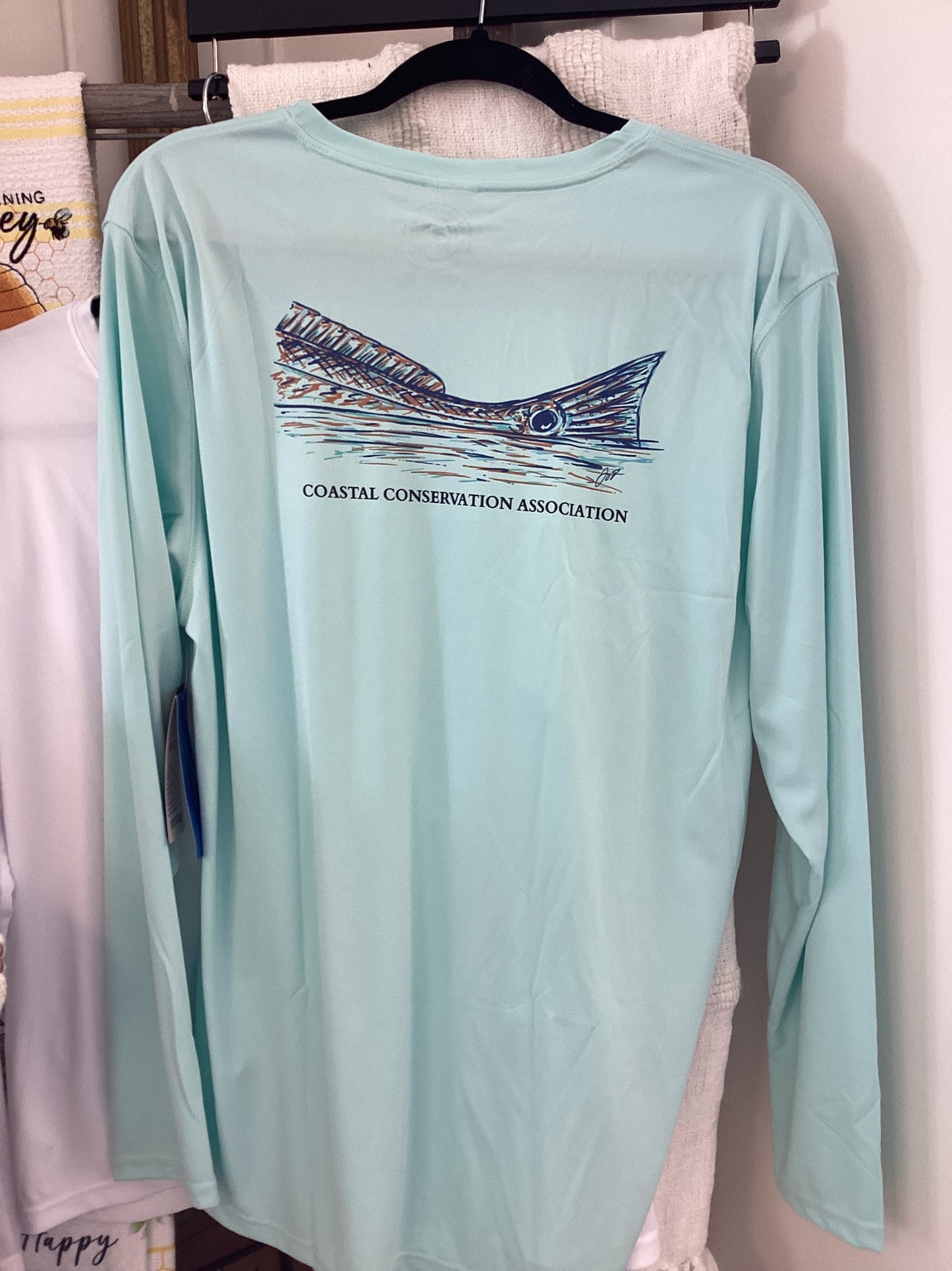 Men’s redfish shirt green