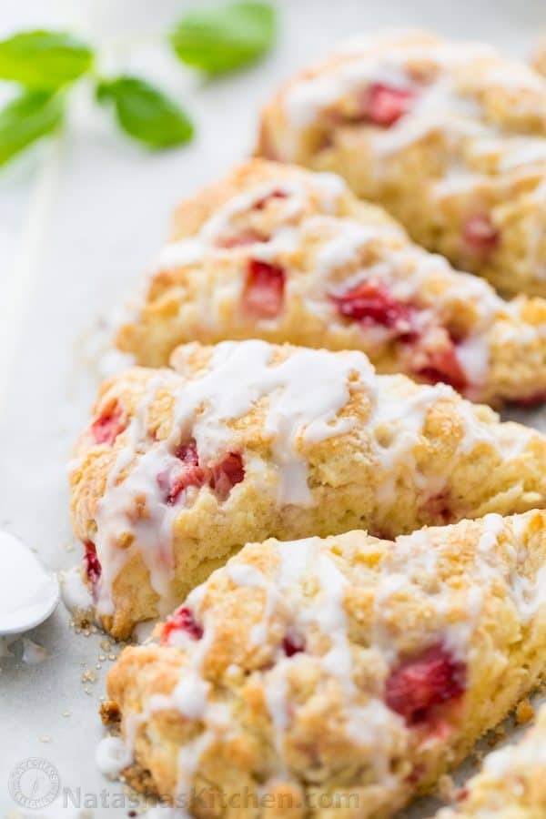 Strawberry Kiwi Scone