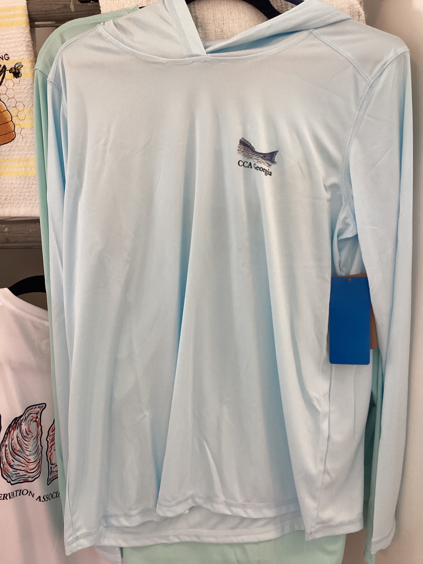 Women’s redfish hoodie blue