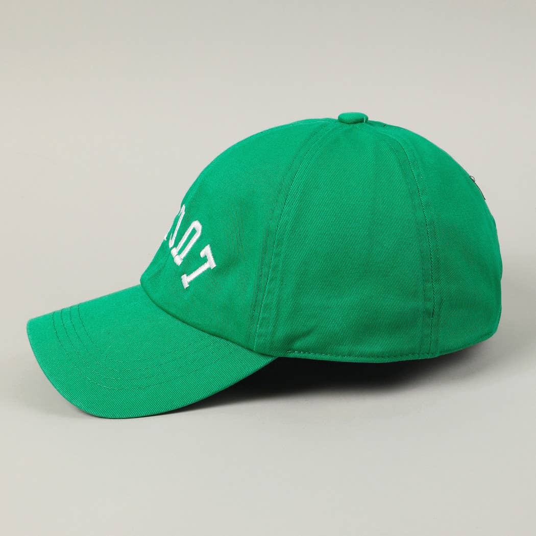 LUCKY Upside Down Embroidery Baseball Cap