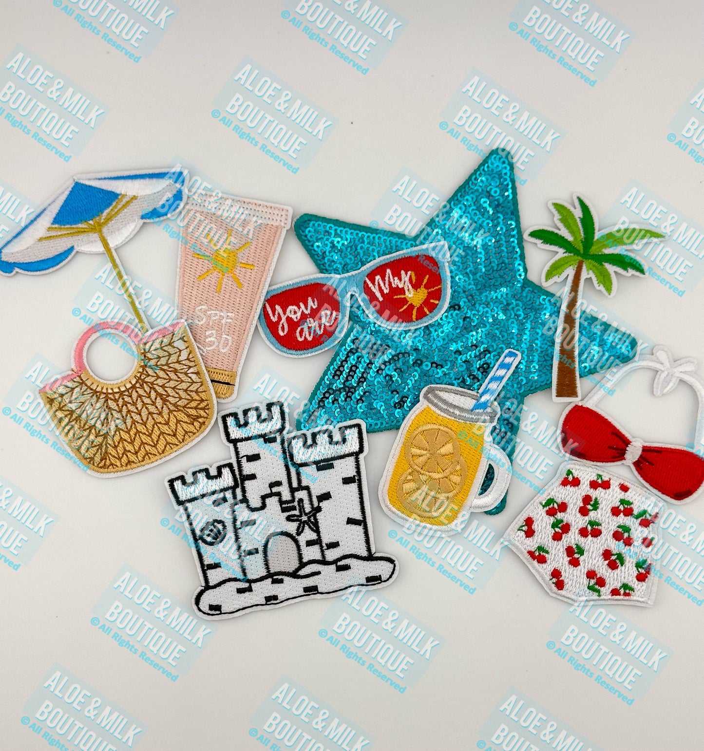 Beach Umbrella Patch, pool patch, summer patch,girls weekend