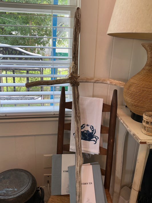 Large driftwood cross