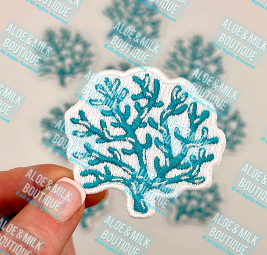 Coral turquoise patch, coral, ocean patches, beach patches