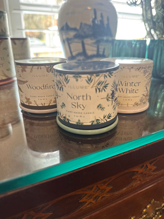 Small Tin Candles