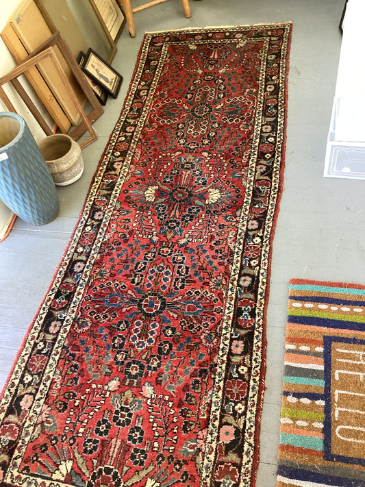 Red runner rug