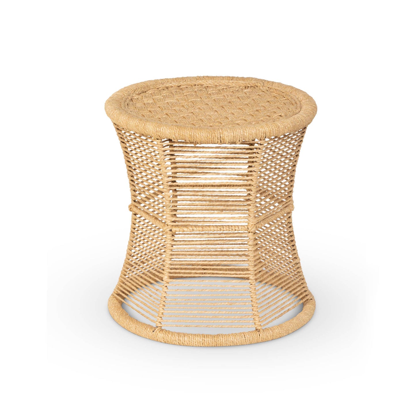 Sanibel Woven Rope Side Table