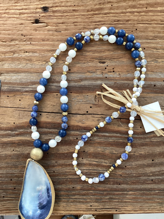 Long Mussel Necklace