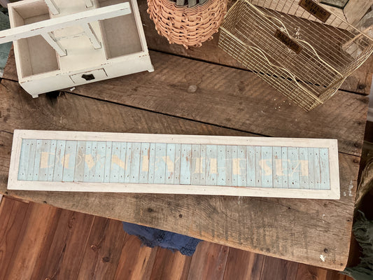 Down by the sea wall decor