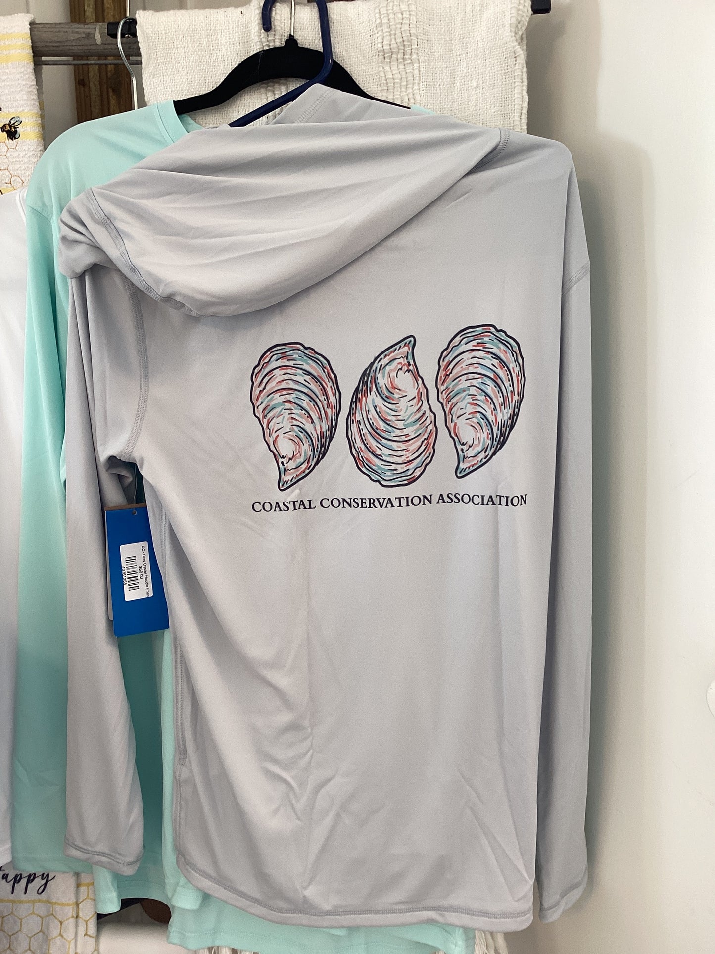 Men’s oyster hoodie gray