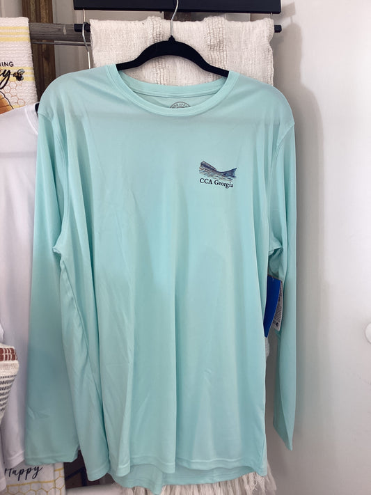 Men’s redfish shirt green
