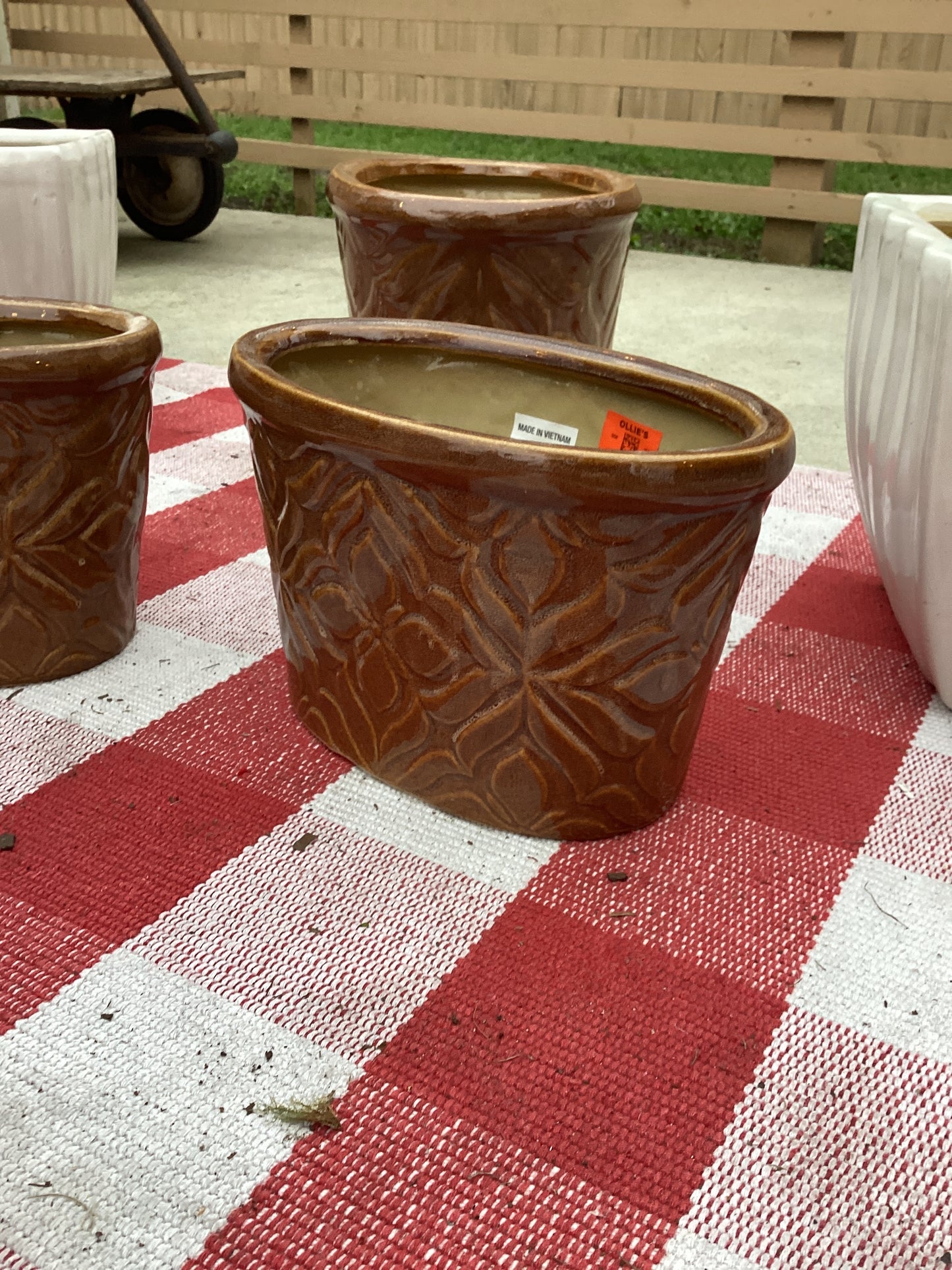 6.5 Inch Oval Pot