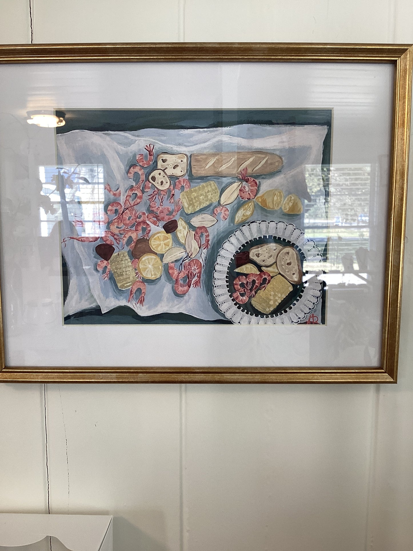 Framed Low country boil