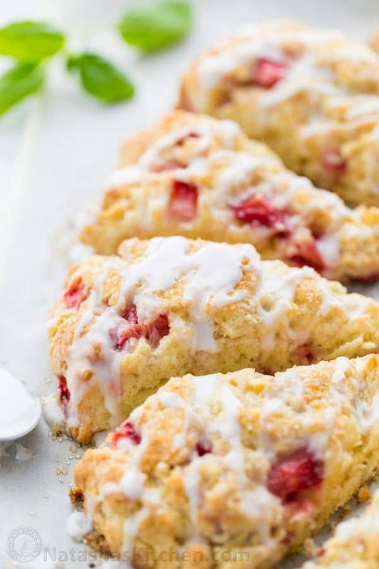 Strawberry Kiwi Scone