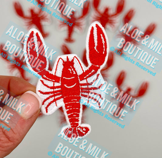 Lobster Patch, maine lobster, fishing patch, ocean patch