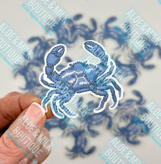 Blue Crab Patch, crab patches, ocean theme, beach patches