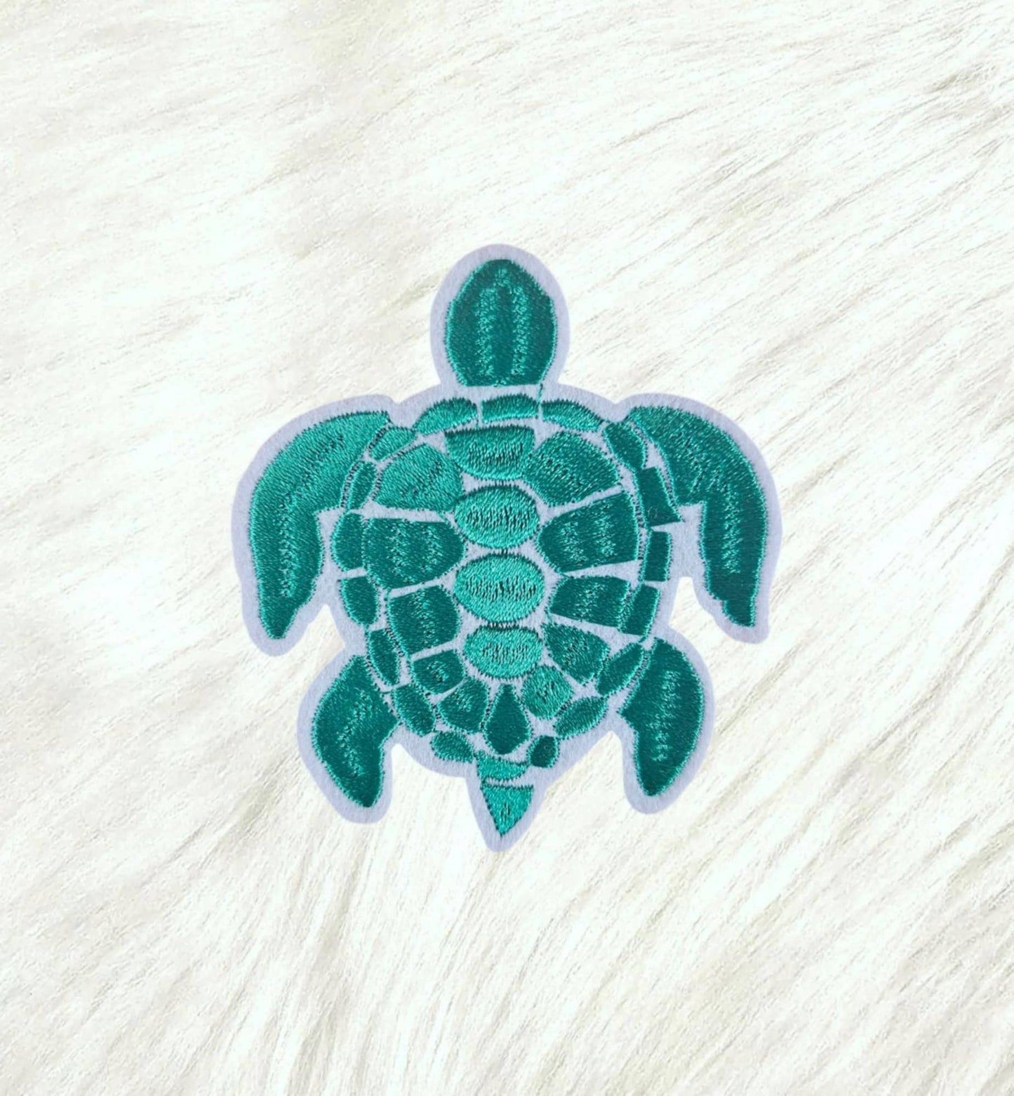 Turtle Embroidery Iron On Patch