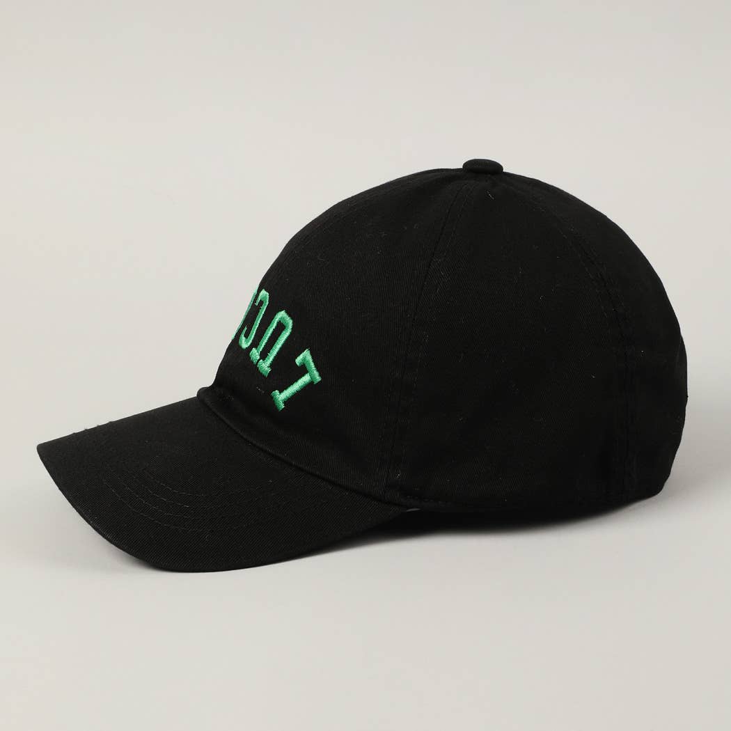 LUCKY Upside Down Embroidery Baseball Cap