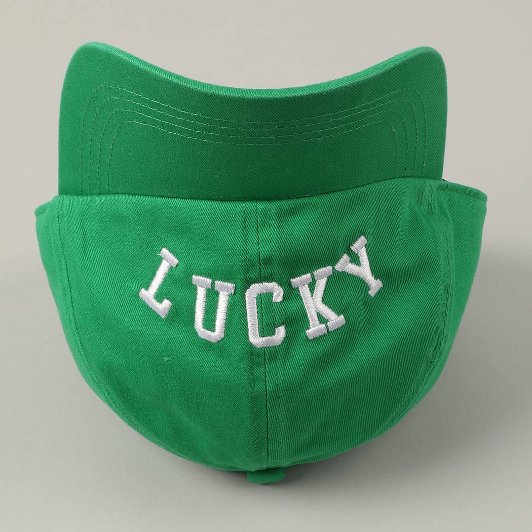 LUCKY Upside Down Embroidery Baseball Cap